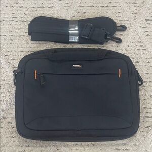 Amazon Basics Black Laptop Bag with Strap
